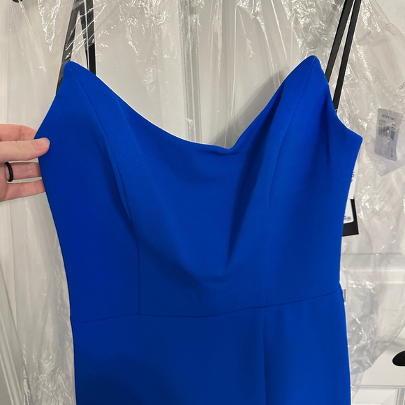 Betsy Adam stunning cobalt blue sweetheart neckline formal dress size 6 - Picture 2 of 5